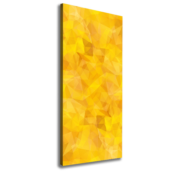 Large canvas wall art Abstraction of the triangle