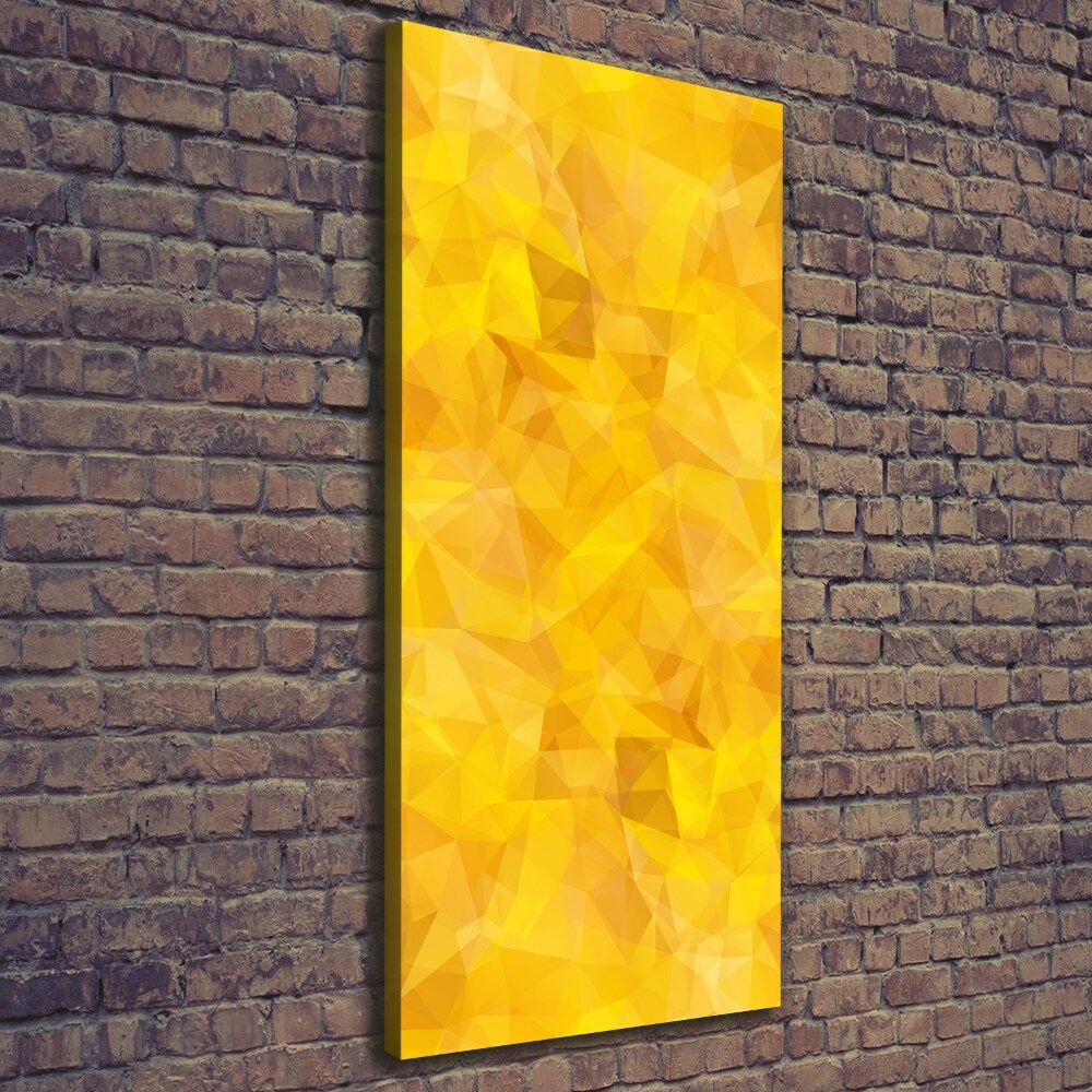 Large canvas wall art Abstraction of the triangle