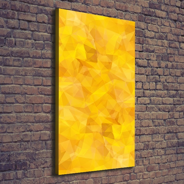 Large canvas wall art Abstraction of the triangle