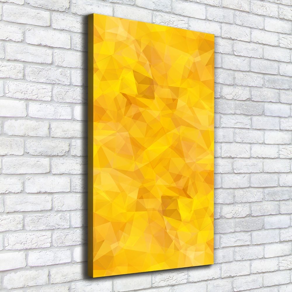 Large canvas wall art Abstraction of the triangle