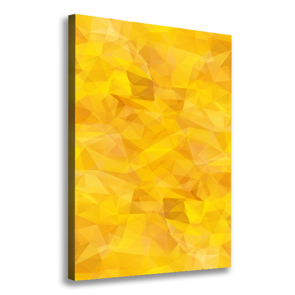 Large canvas wall art Abstraction of the triangle