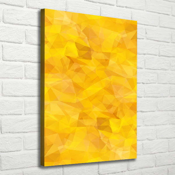 Large canvas wall art Abstraction of the triangle