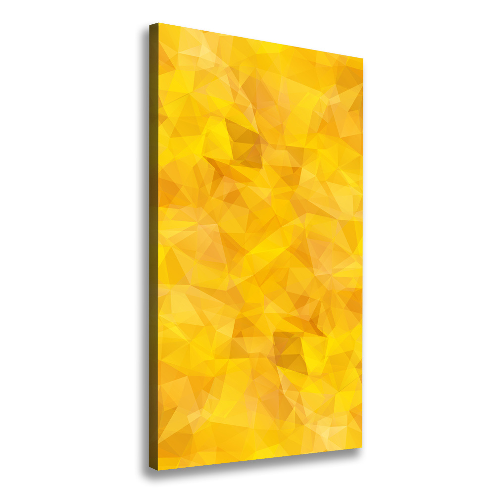 Large canvas wall art Abstraction of the triangle