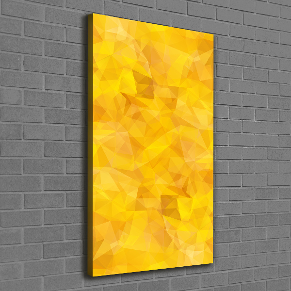 Large canvas wall art Abstraction of the triangle