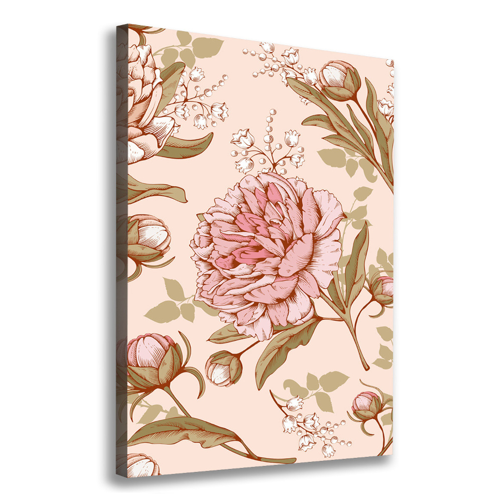 Canvas print Peonies