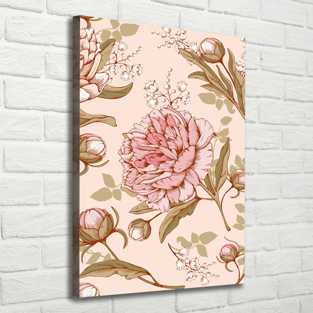 Canvas print Peonies