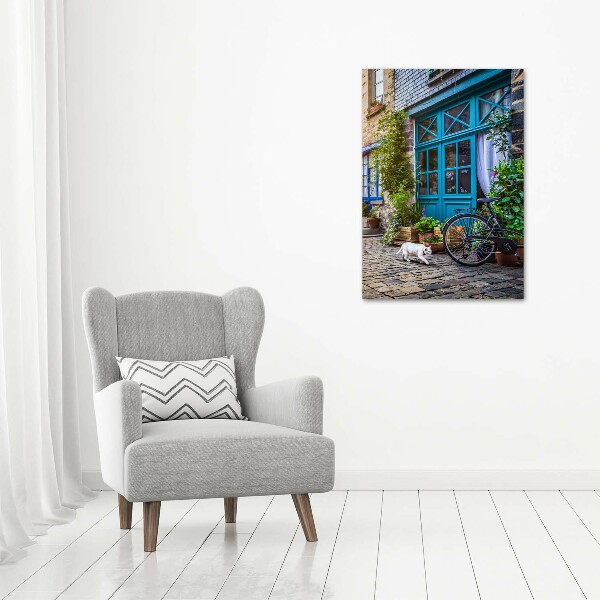 Wall art canvas Charming street