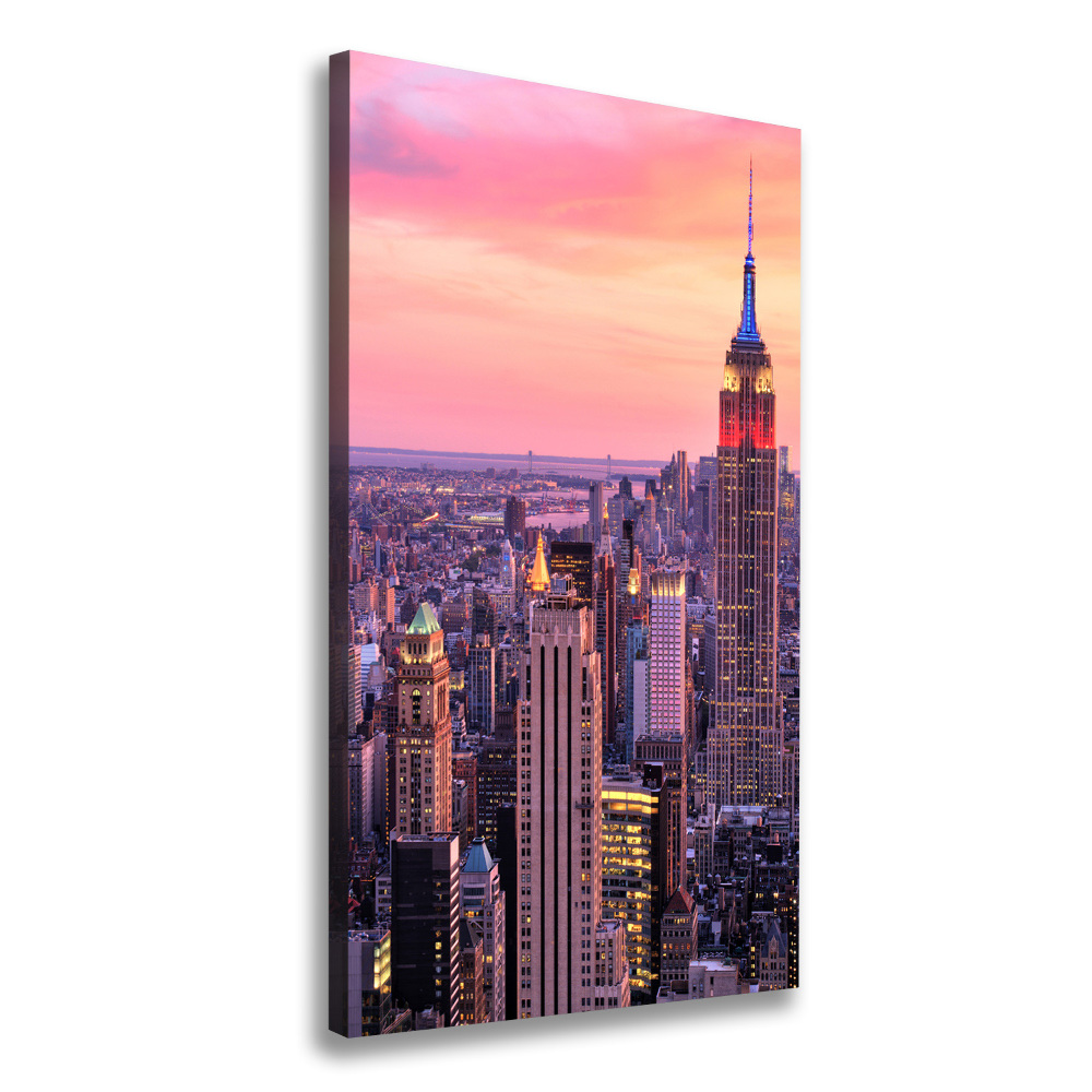 Picture canvas print New York West