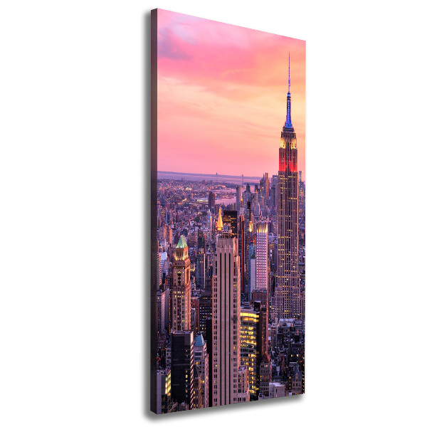 Picture canvas print New York West