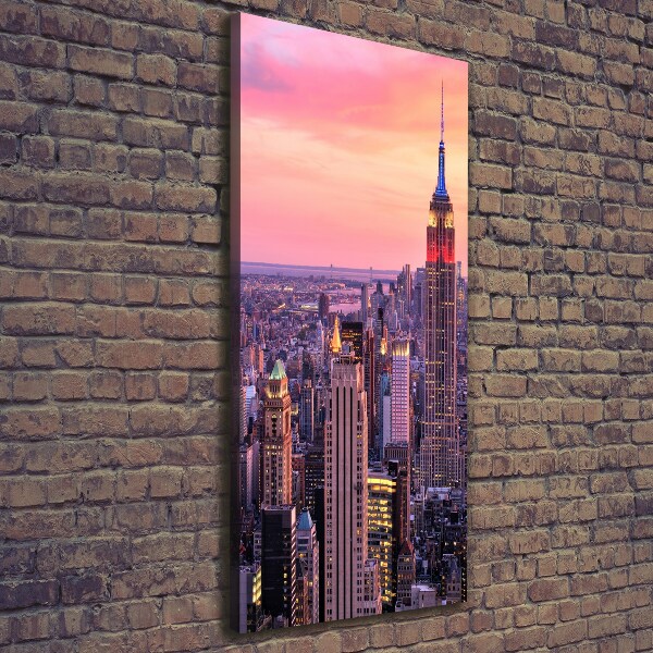 Picture canvas print New York West