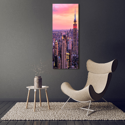 Picture canvas print New York West