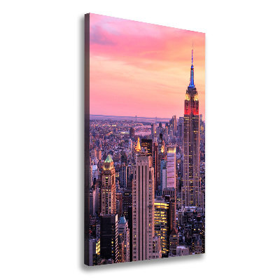 Picture canvas print New York West