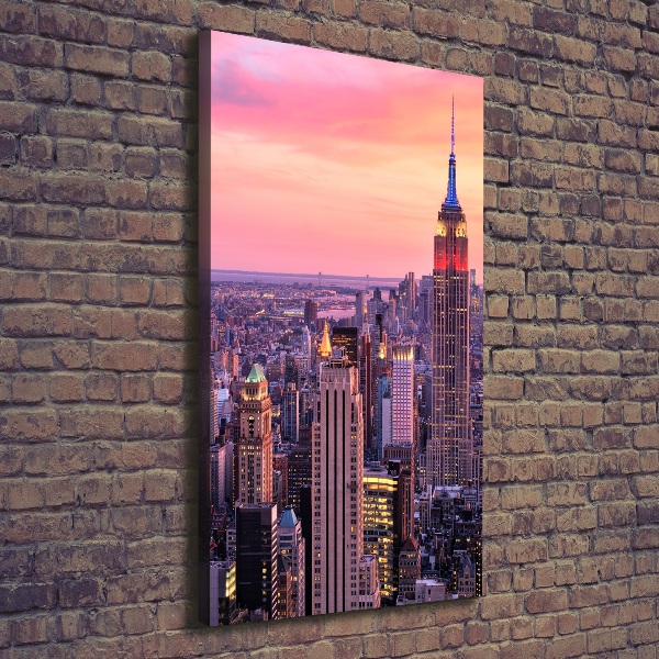 Picture canvas print New York West