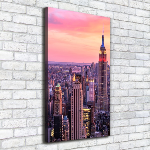 Picture canvas print New York West