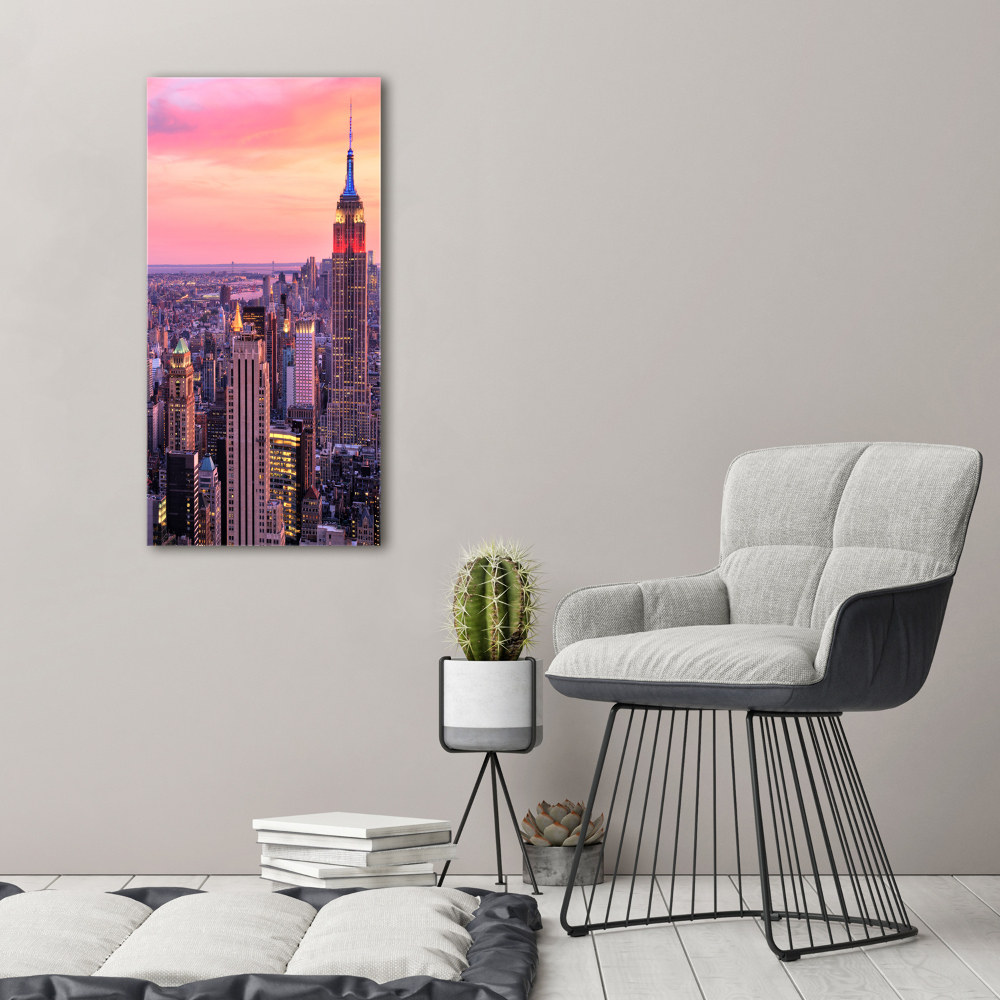 Picture canvas print New York West