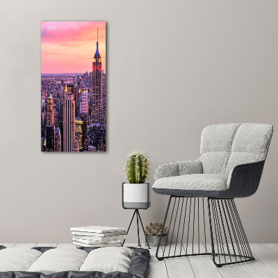 Picture canvas print New York West