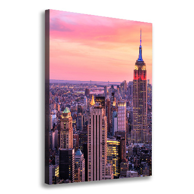 Picture canvas print New York West