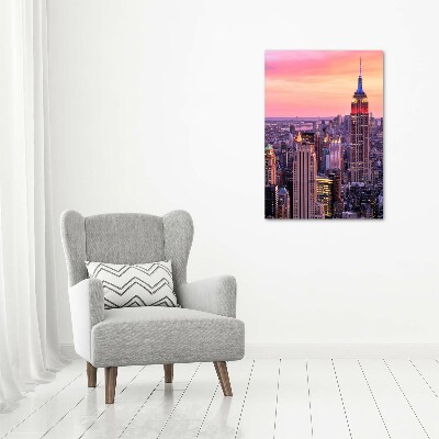 Picture canvas print New York West