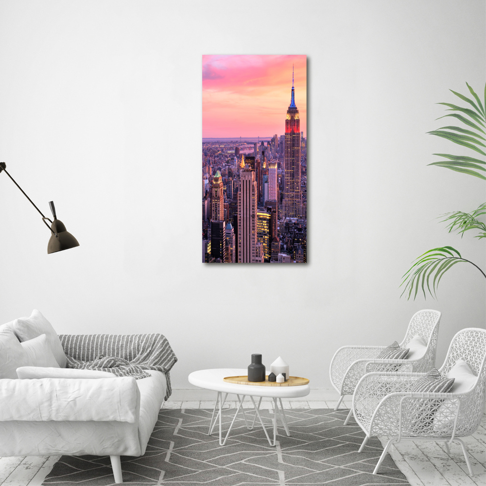 Picture canvas print New York West