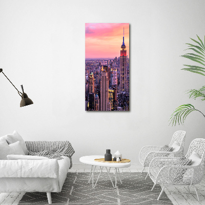 Picture canvas print New York West