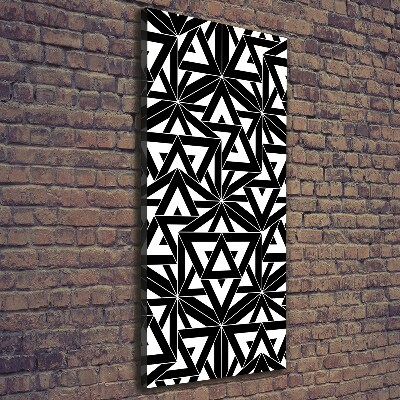 Canvas wall art Geometric background