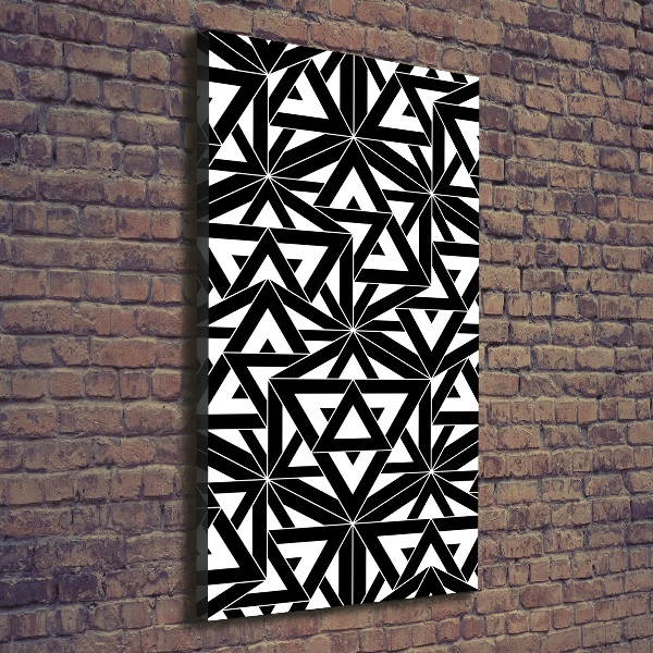 Canvas wall art Geometric background