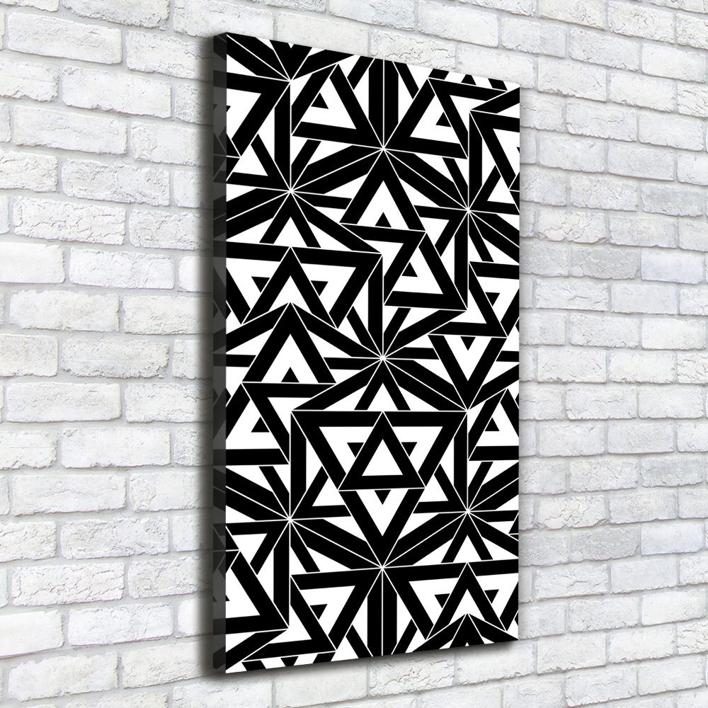 Canvas wall art Geometric background