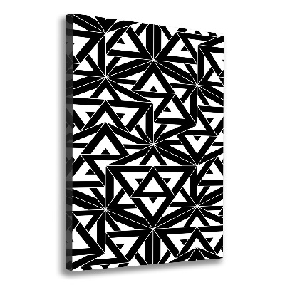 Canvas wall art Geometric background