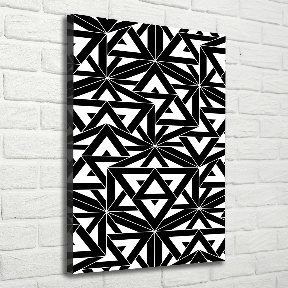 Canvas wall art Geometric background