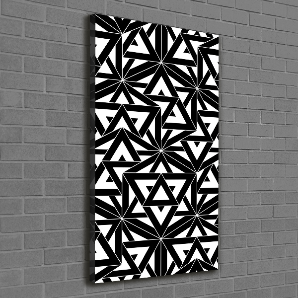 Canvas wall art Geometric background