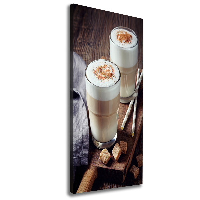 Large canvas wall art Latte