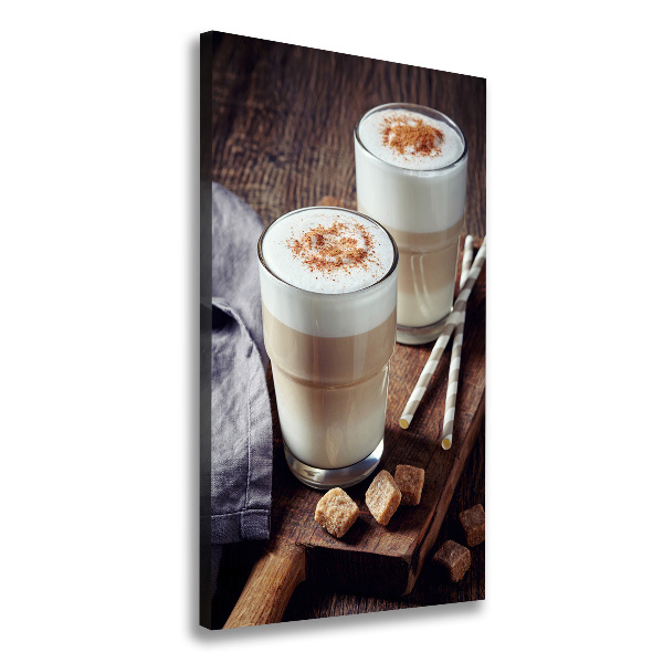 Large canvas wall art Latte