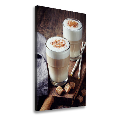 Large canvas wall art Latte