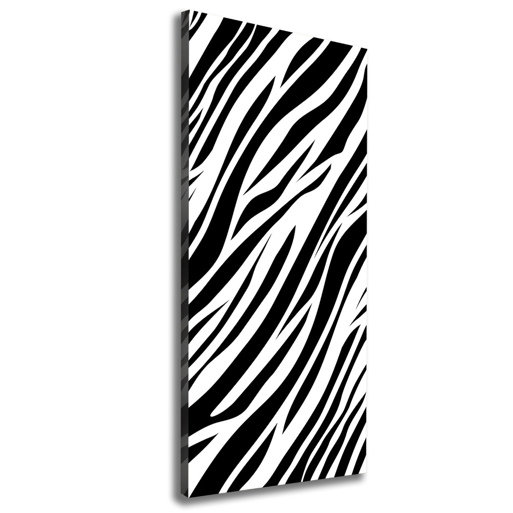 Canvas print Zebra background