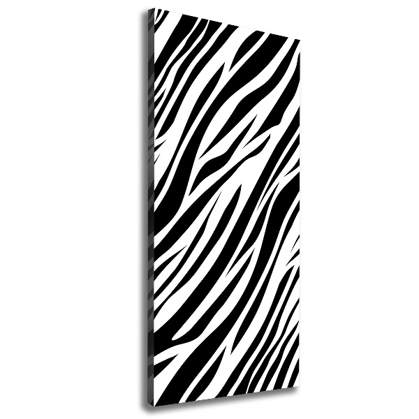 Canvas print Zebra background