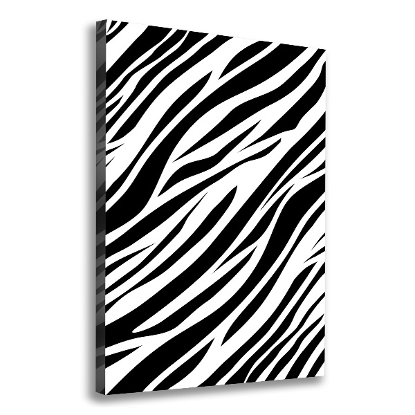 Canvas print Zebra background