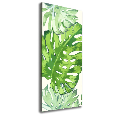 Canvas print Tropical leaves