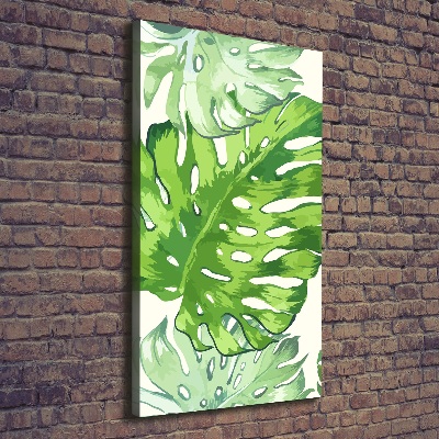 Canvas print Tropical leaves