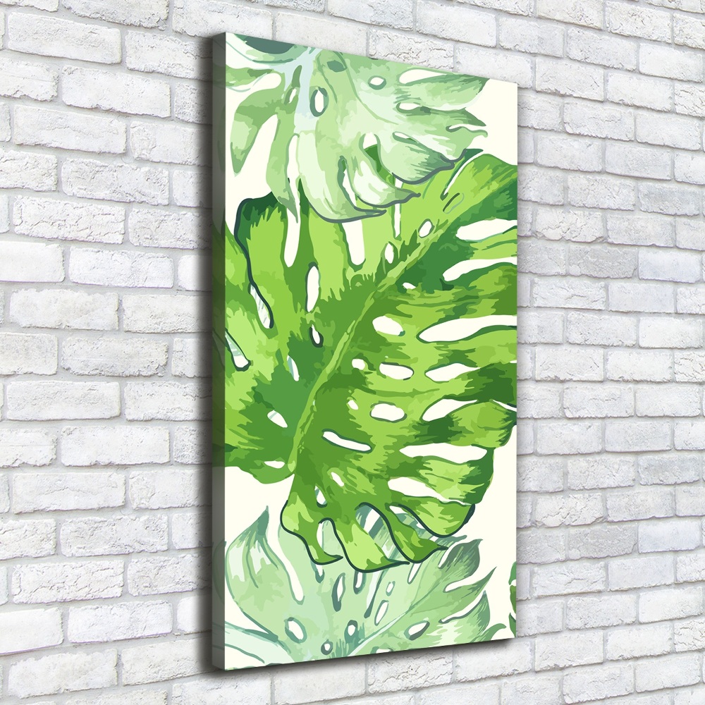 Canvas print Tropical leaves