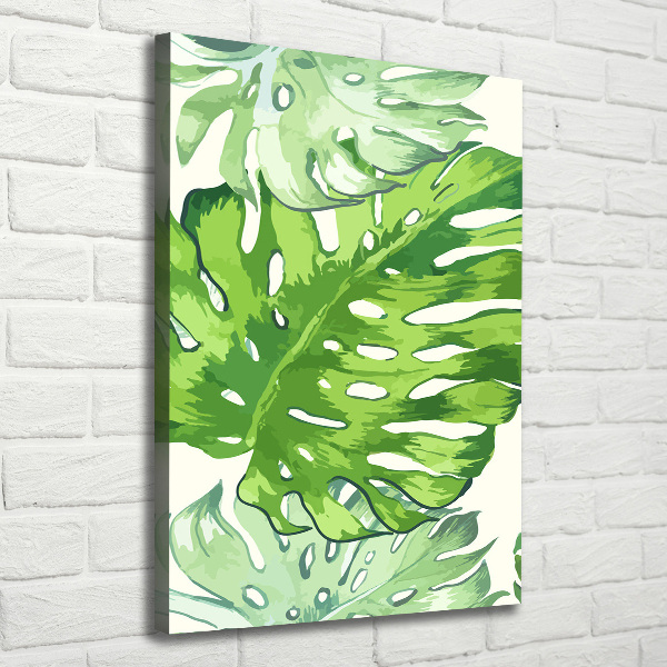 Canvas print Tropical leaves