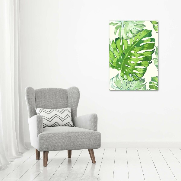 Canvas print Tropical leaves