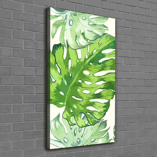 Canvas print Tropical leaves