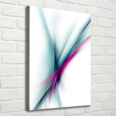 Canvas wall art Wave abstraction