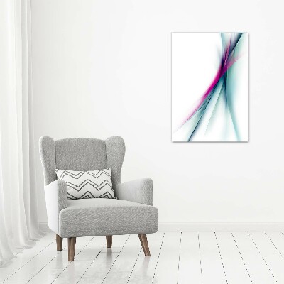 Canvas wall art Wave abstraction