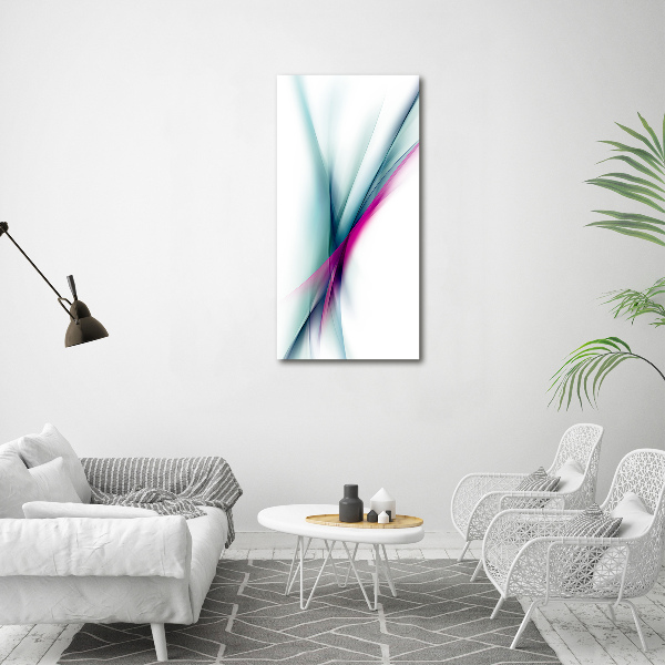 Canvas wall art Wave abstraction