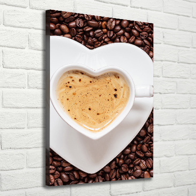 Canvas wall art Cup of coffee