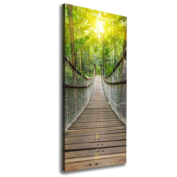 Large canvas wall art Hanging bridge