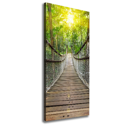 Large canvas wall art Hanging bridge