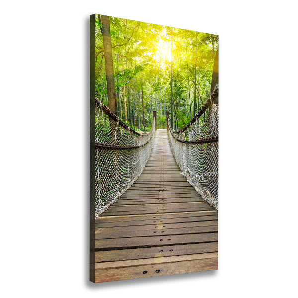 Large canvas wall art Hanging bridge