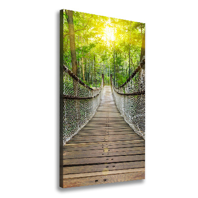 Large canvas wall art Hanging bridge